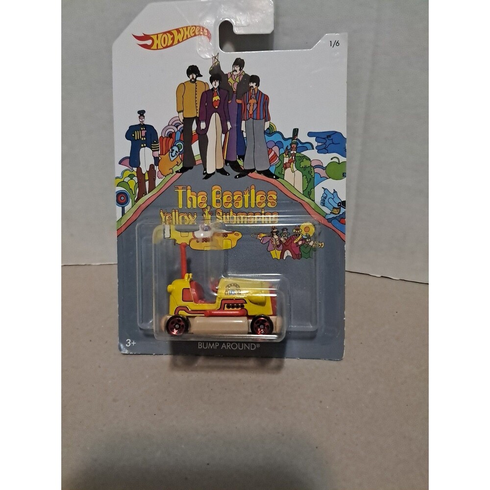 2017 Hot Wheels The Beatles Yellow Submarine Bump Around